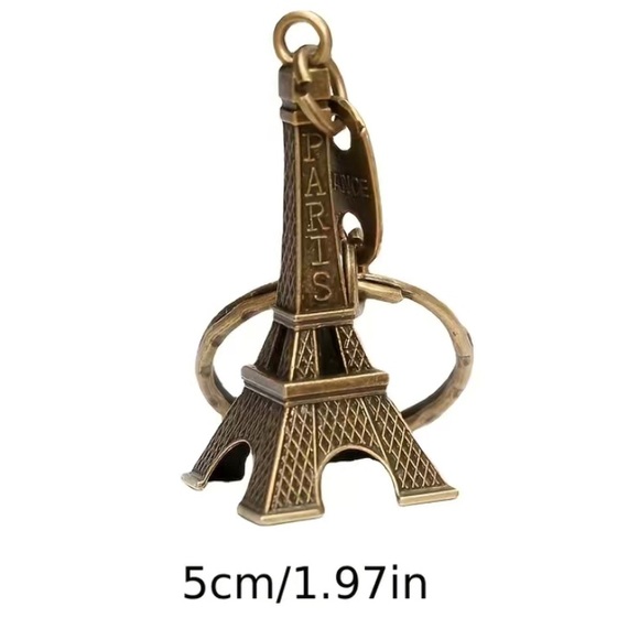 New Mini Eiffel Tower keychain, Bag charm or Lovely 3D decoration - Picture 4 of 6